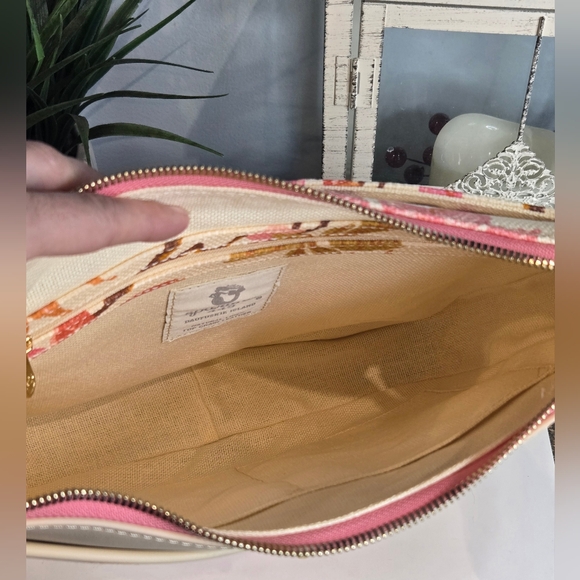 Spartina 449 Lena Shoulder Bag Richmond Hill Cream Pattern - Picture 10 of 11